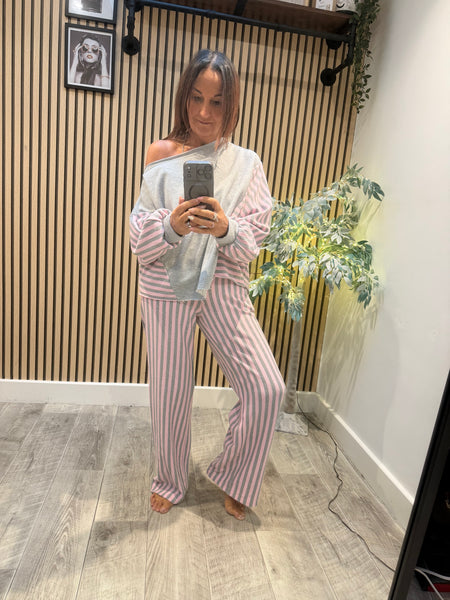 Striped Palazzo / Top   set