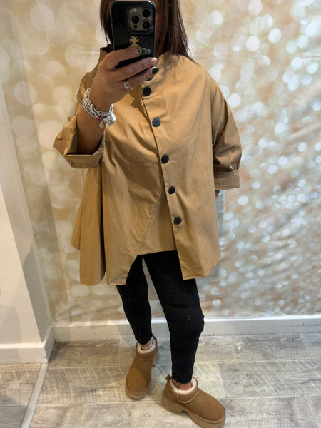 ID Swing Slash Neck Jacket