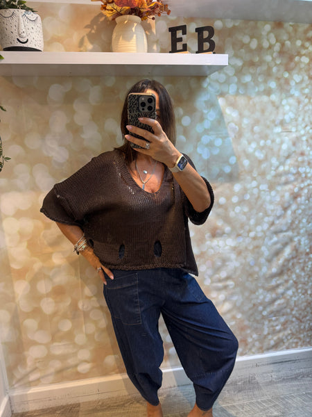 Silky Knit Boxy Jumper