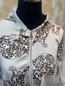 Scuba Leopard Bomber Jacket