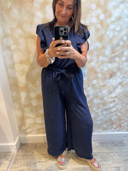 Wrap Over Palazzo Jumpsuit