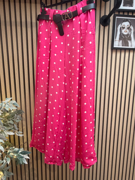 Polka Dot Palazzo  trousers