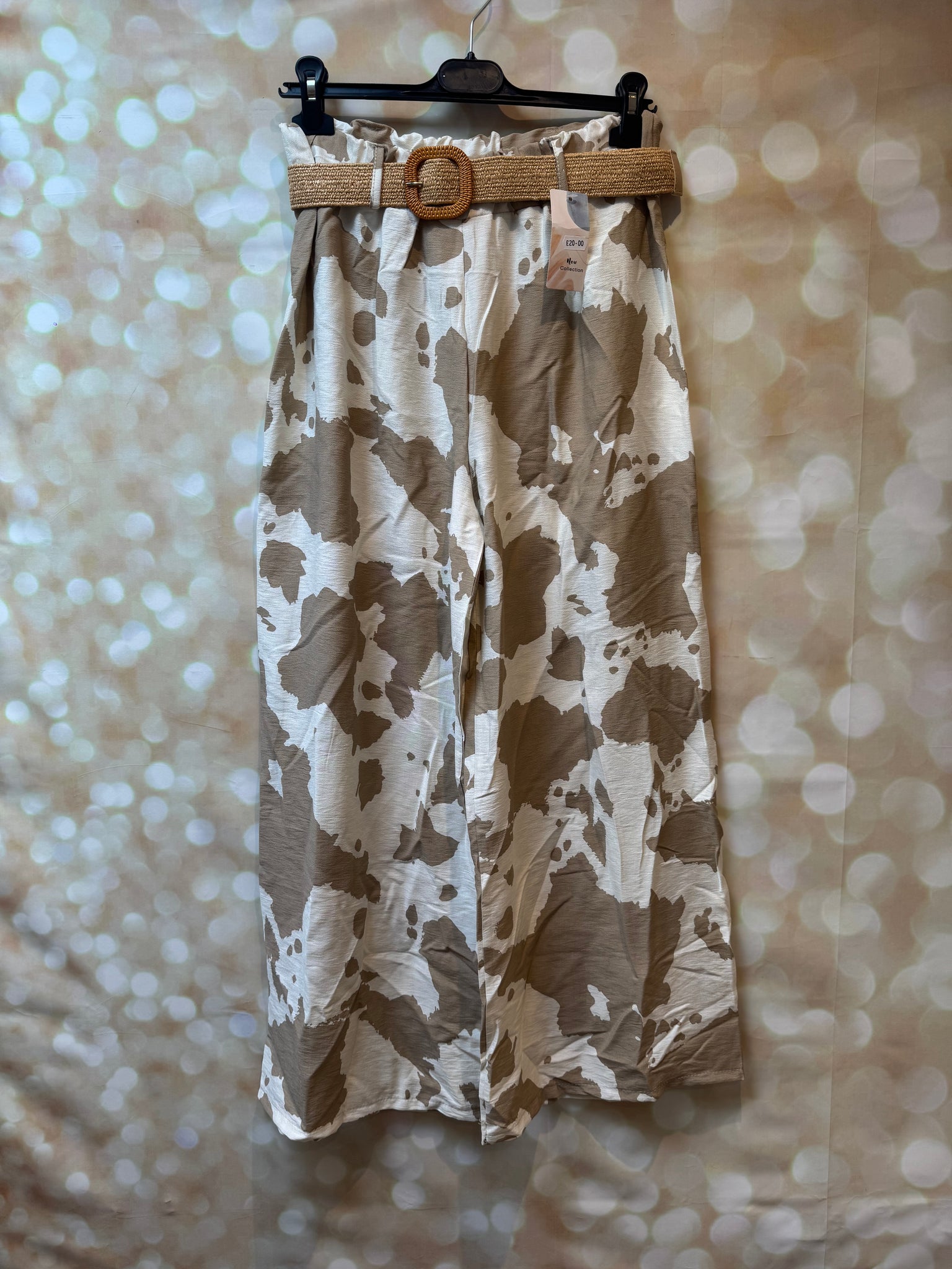 Cow Print Palazzo  trousers