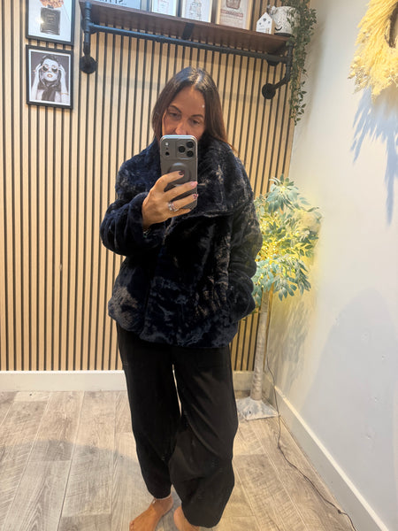 Soft Fur Cropped Jacket