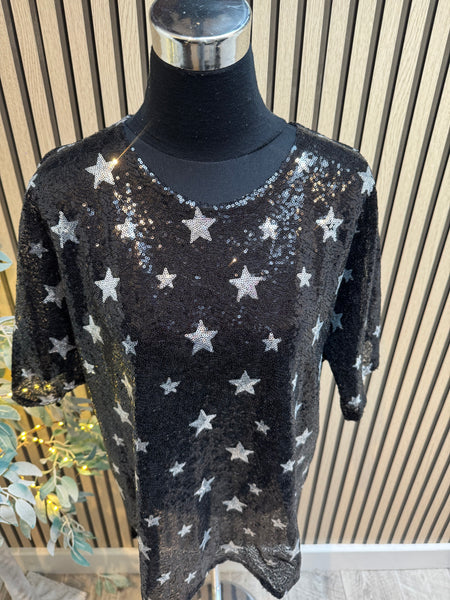 Sequin Star Top