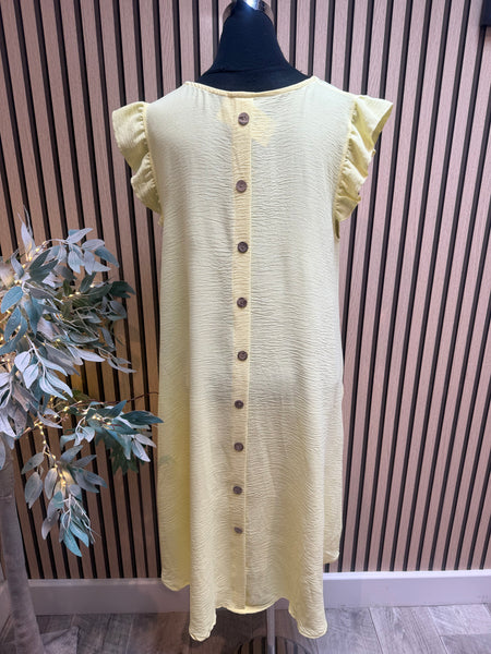 Button back Dress