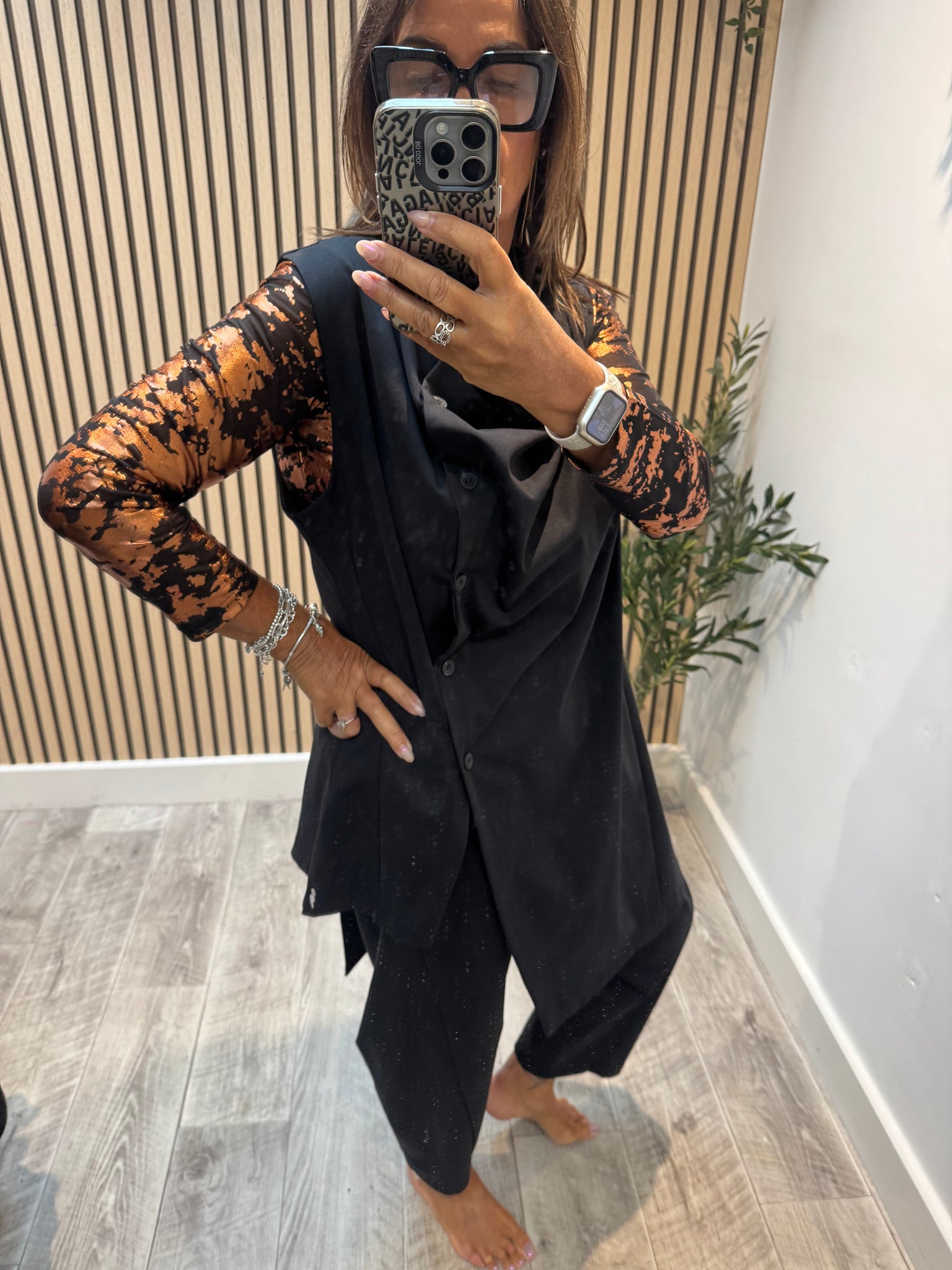 Cowl Neck Sleeveless Tunic