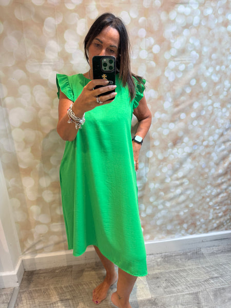 Button back Dress
