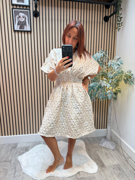 Floral Applique Dress