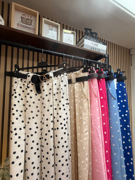 Polka Dot Palazzo  trousers