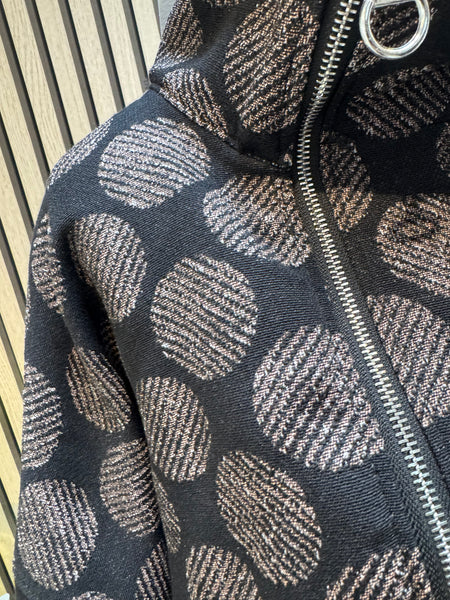 Double Zip Cropped Jacket