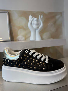 Chunky Sole Studded Trainer