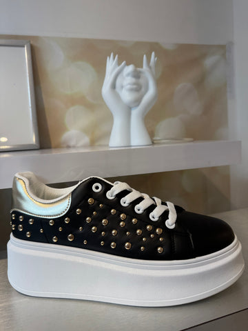 Chunky Sole Studded Trainer
