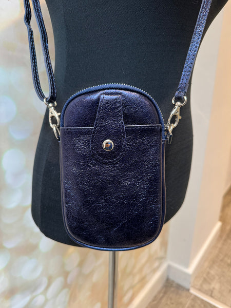 Leather Across Body Phone bag
