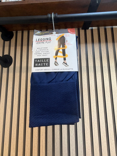 Fleece lined stretch seem less leggings - Regular