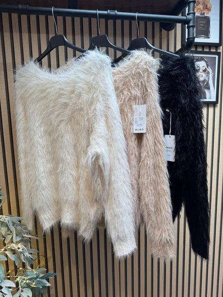 Soft knit Eyelash jumper