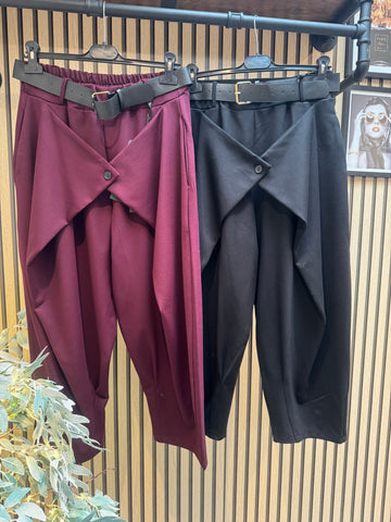Wrap Front Trousers