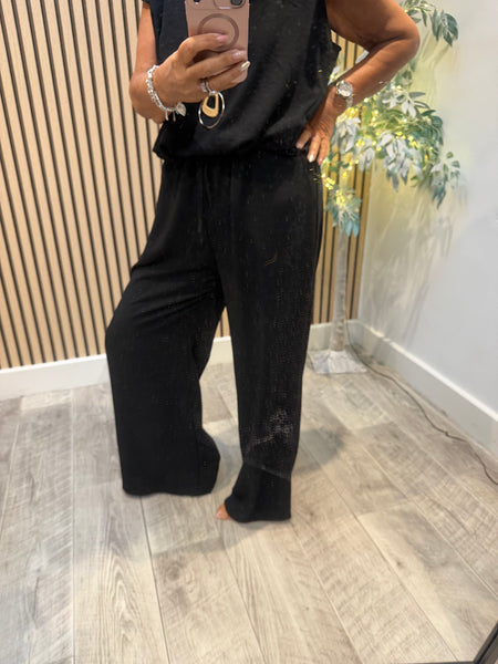 Studio 2 Piece Crinkle Palazzo Trouser / Top set