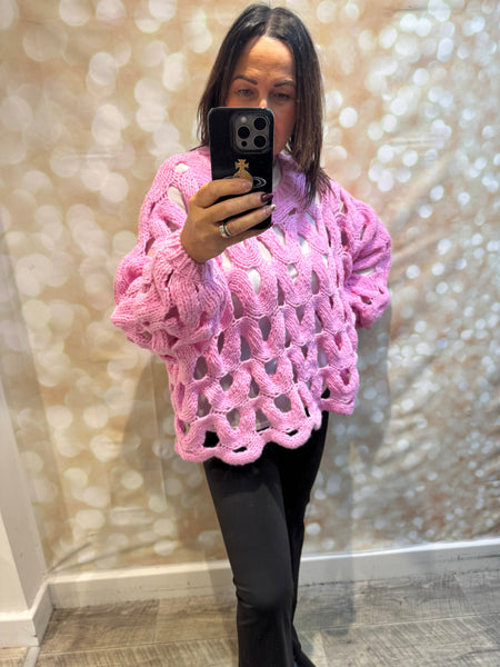 Chunky Knit  Wave Jumper