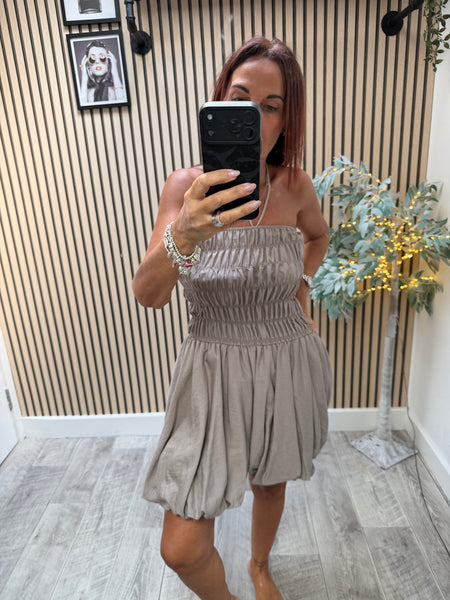 Bandeau Top puff leg  Playsuit