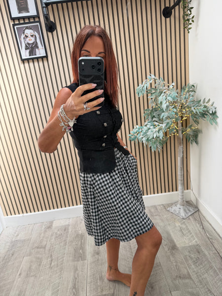 Gingham floaty  Shorts