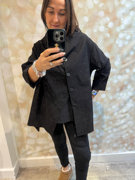 ID Swing Slash Neck Jacket