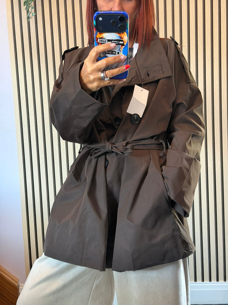 Curve Belted Trench Coat