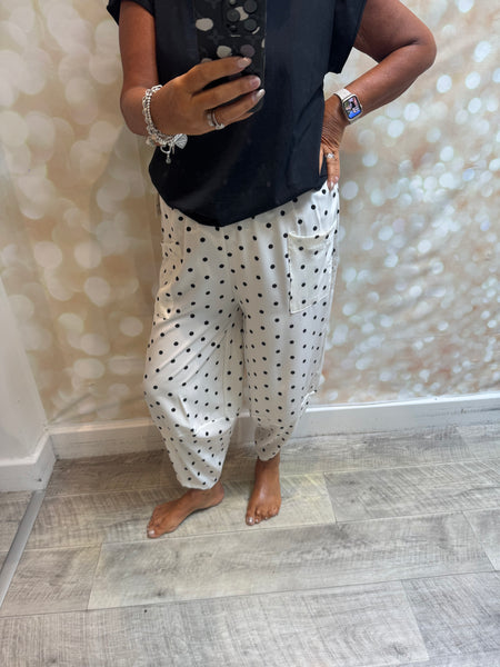 Silky balloon Trousers