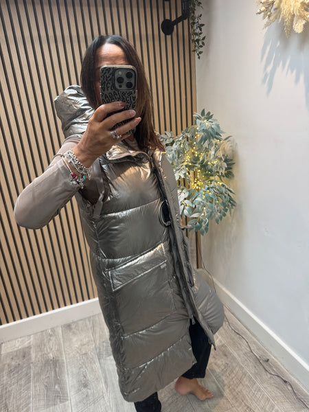 Fly Metallic Quilted Gilet
