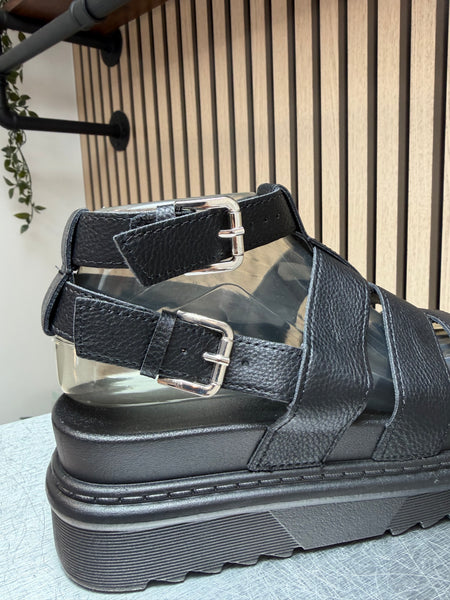 Doc M style Gladiator sandals with chunky sole