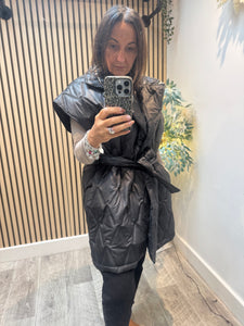 Quilted Belted Gilet