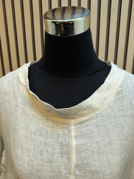 Studio Linen Boat Neck Top / Tunic