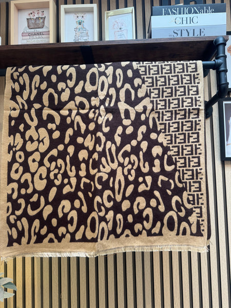 Inspired Wooly Cashmere Feel  Scarf