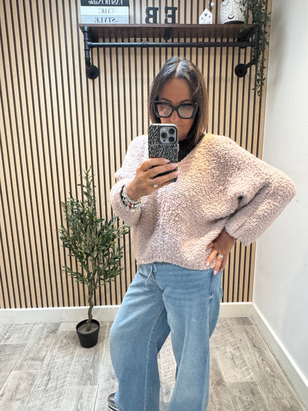 Popcorn Knit  Jumper