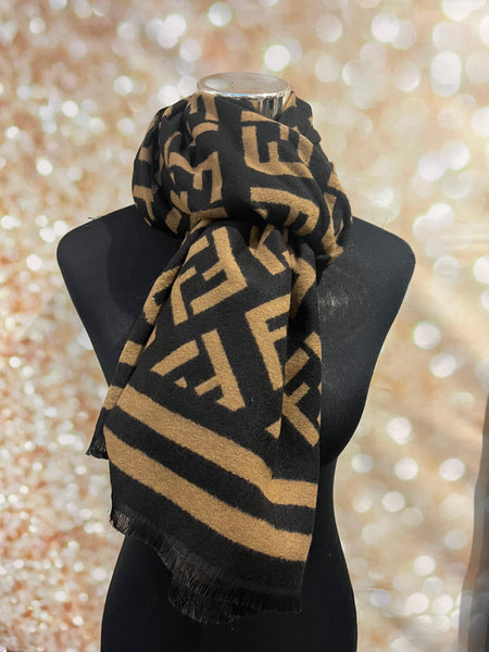 Inspired Wooly Cashmere Feel  Scarf