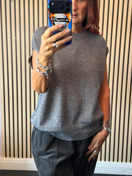 Sequin Tank Top