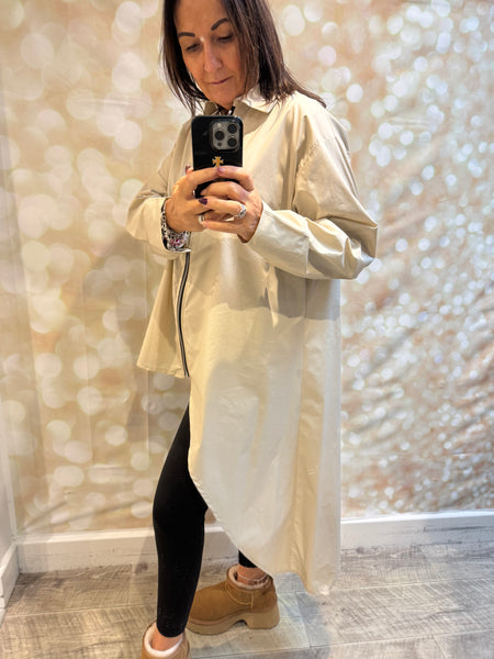 ID Asymetrical Zip Shirt