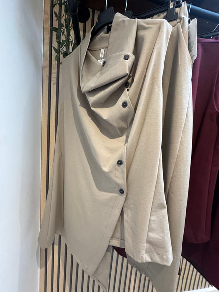 Cowl Neck Sleeveless Tunic