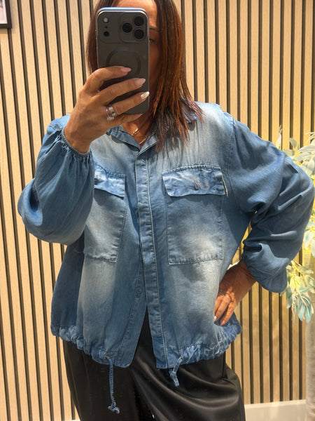 Lightweight Denim Shacket