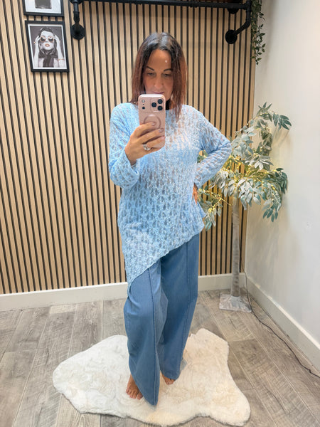 Lace Asymetrical Tunic