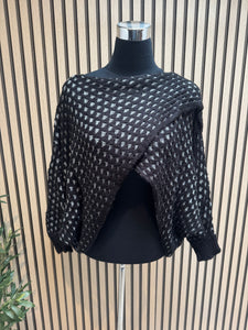 ID Holey wrap jumper