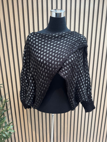ID Holey wrap jumper