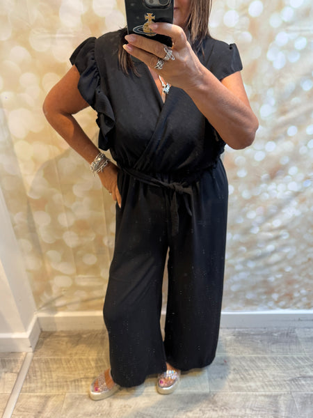 Wrap Over Palazzo Jumpsuit