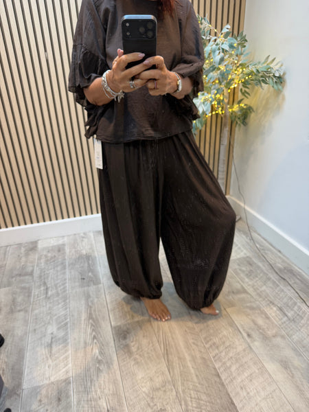 Cuffed Balloon Leg Trouser