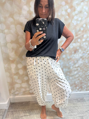Silky balloon Trousers