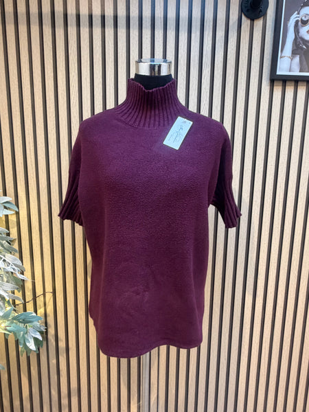 Soft knit Ribbed Neck Jumper