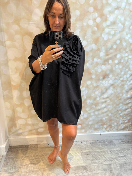 Corsage Scuba Dress