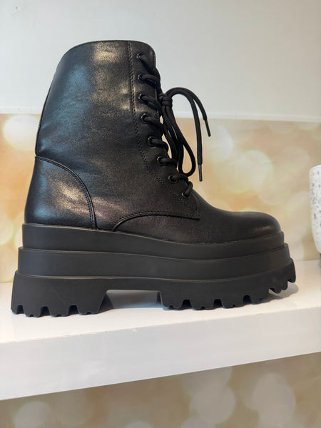 Chunky Sole Lace up  Boot