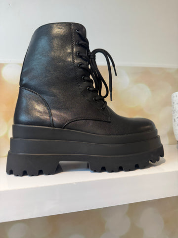 Chunky Sole Lace up  Boot