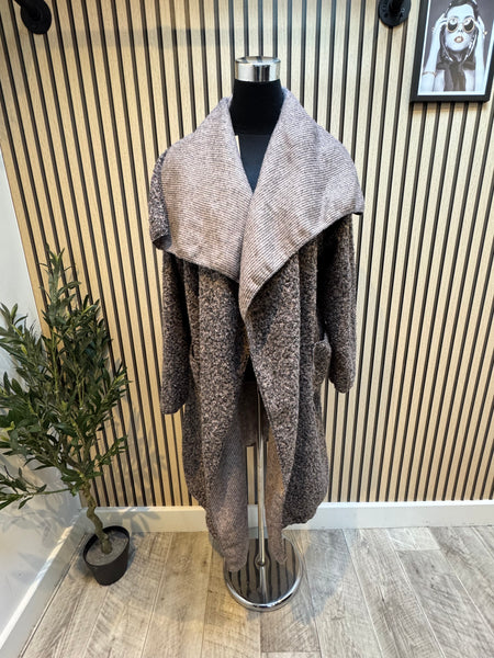 Waterfall Wool Mix Coat